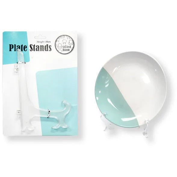 Plate Stand Clear - Dollars and Sense