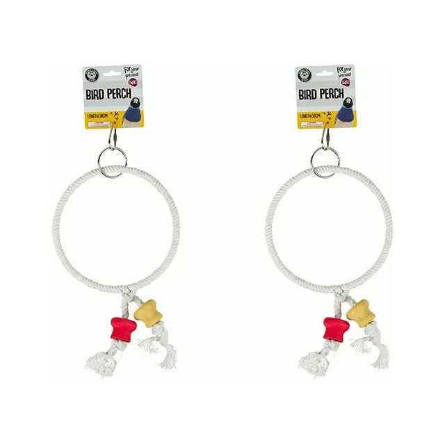 Bird Toy Cotton Round Perch - 1 Piece - Dollars and Sense