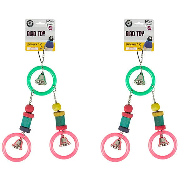 Wooden Bird Toy Blocks and Bells - Dollars and Sense