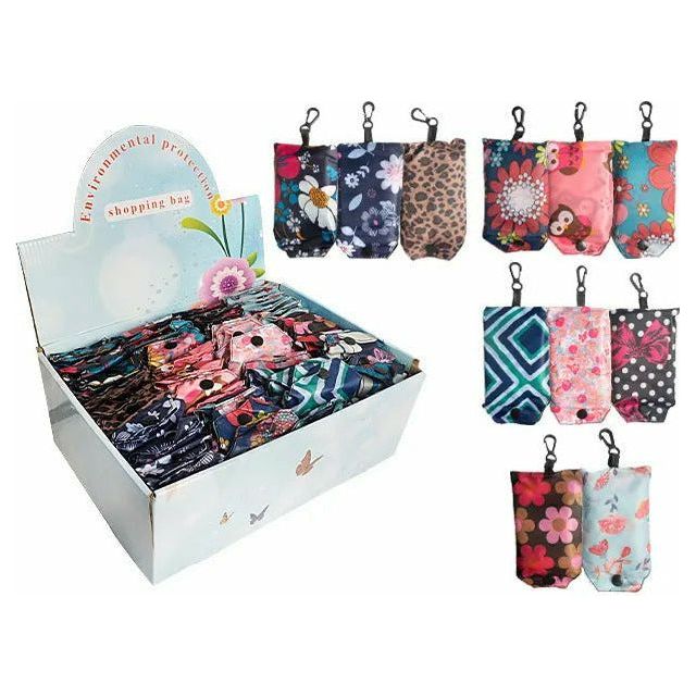 Printed Foldable Shopping Bag - 1 Piece Assorted - Dollars and Sense