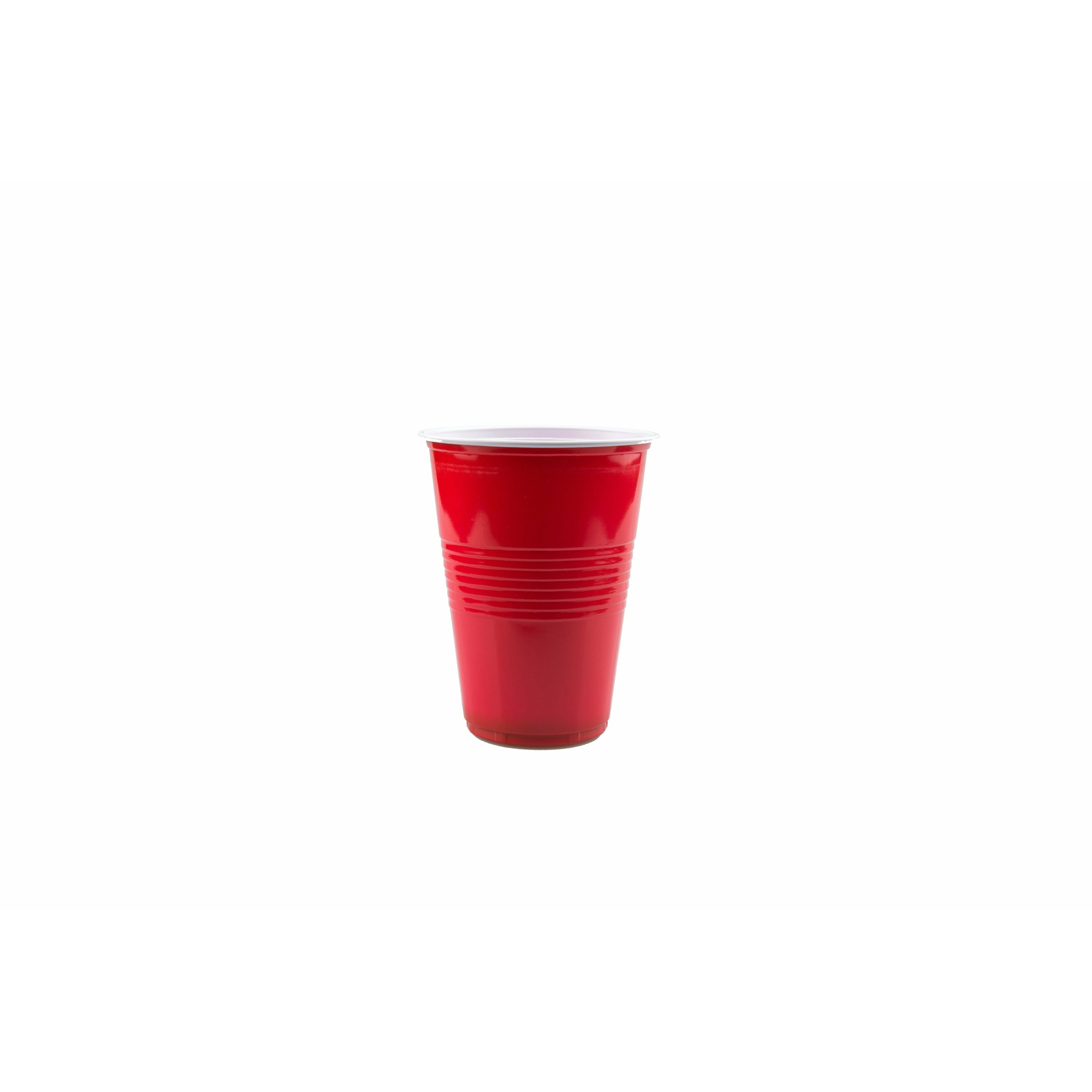 Partyware Stong Reusable Red Plastic Cups - 12 Pack 500ml Default Title