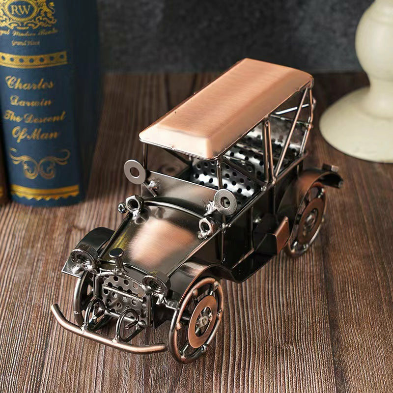 Metal Retro Classic Car 21x7.5x10cm - Dollars and Sense