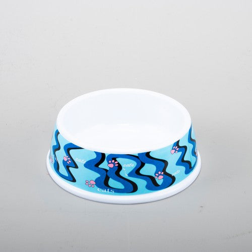 Cat Bowl Melamine - 14x4cm 1 Piece Assorted Default Title
