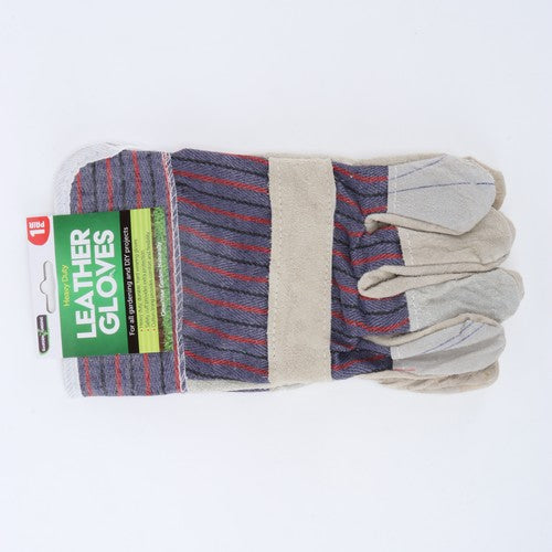 Leather Gloves Gardening - 1 Pair Default Title