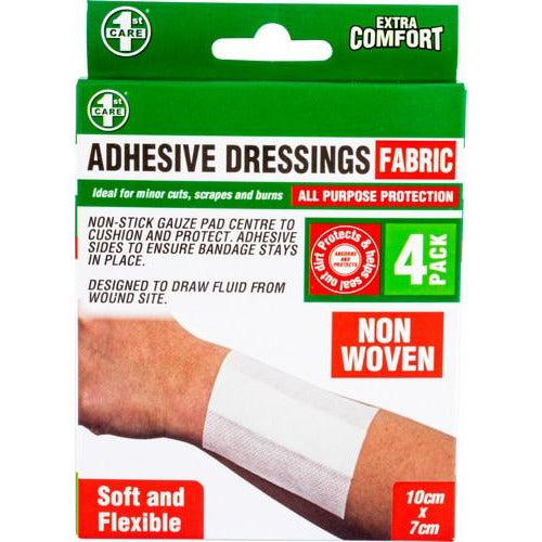 Bandage Dressing 70mmx100mm 4Pk Default Title
