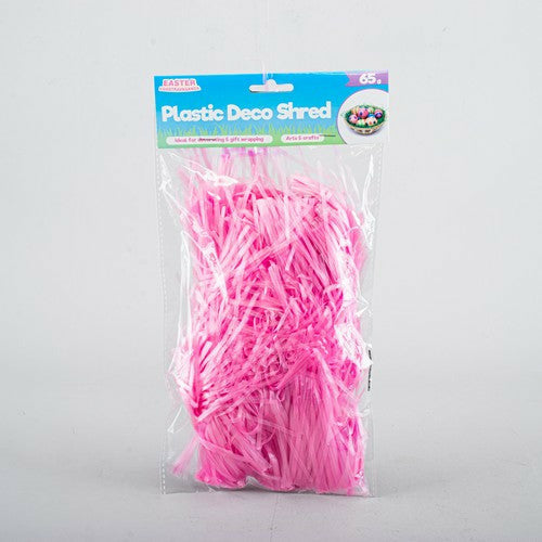 Shredded Reusable Plastic Assorted Colours 65g 1pc - Dollars and Sense