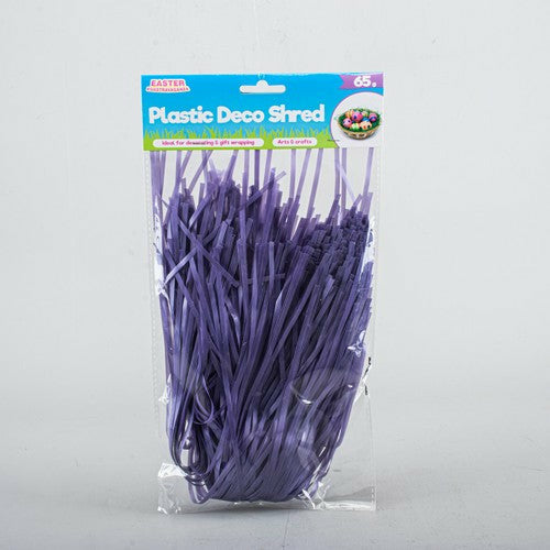 Shredded Reusable Plastic Assorted Colours 65g 1pc - Dollars and Sense