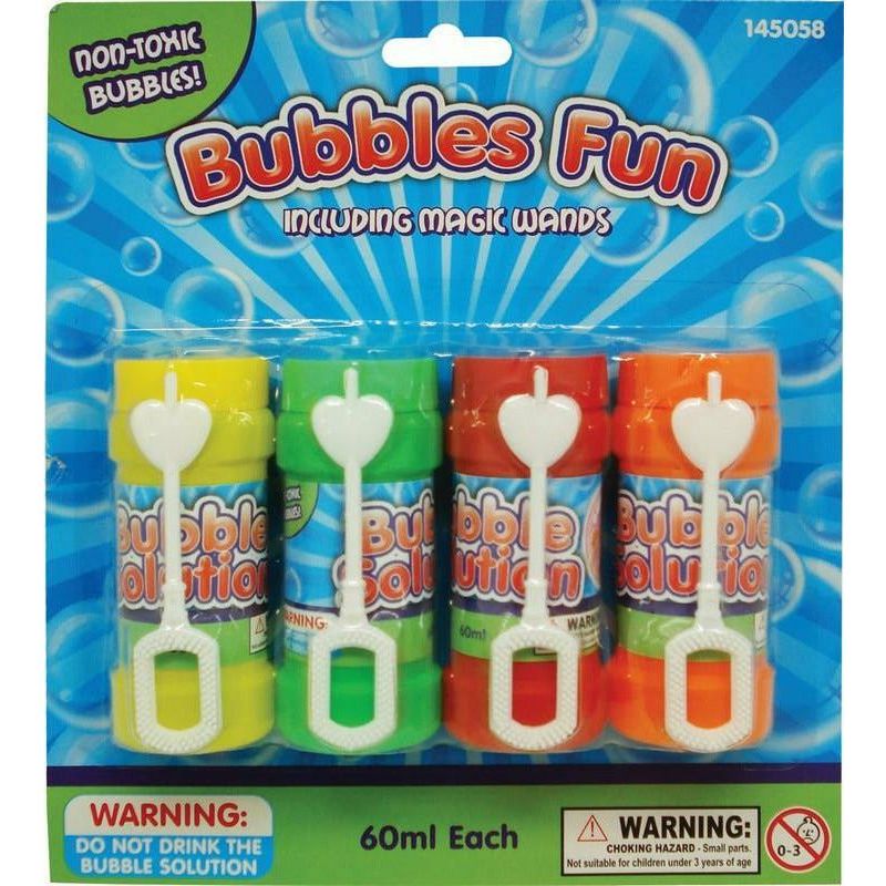 Bubbles - Party Favors 4Pk - Dollars and Sense