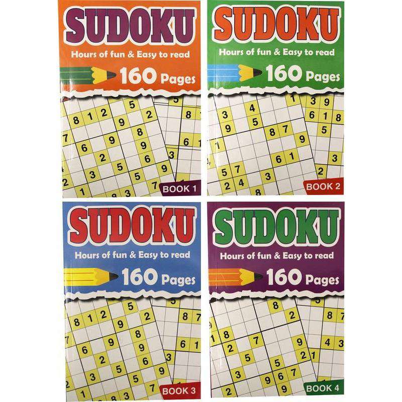 Sudoku Book - 160 Pages A5 Assorted - Dollars and Sense