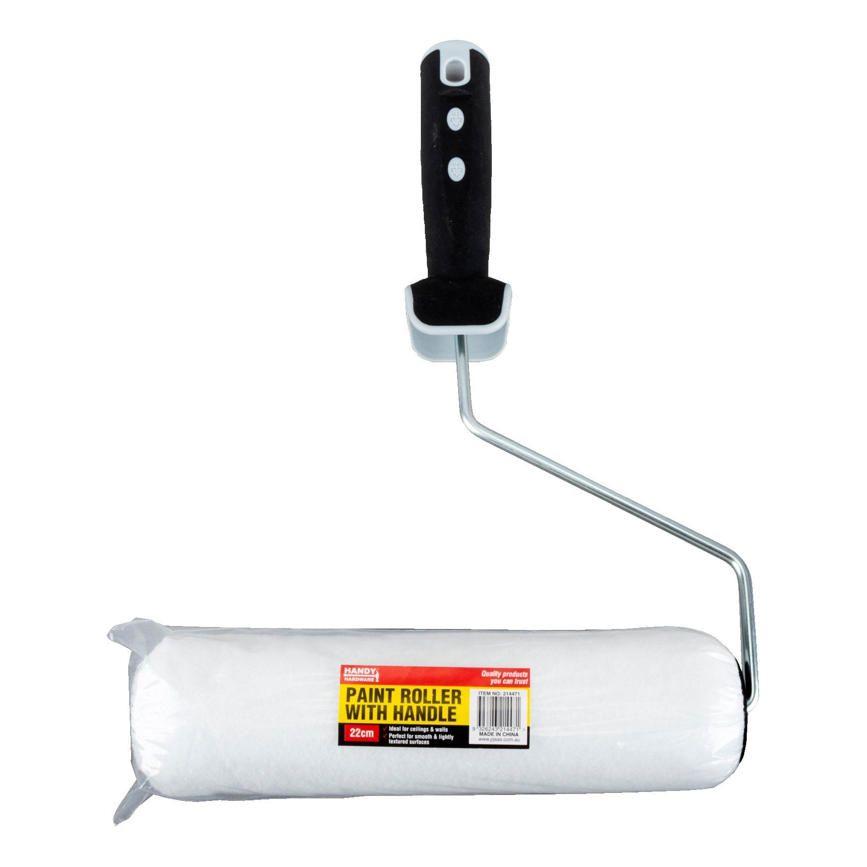 Paint Roller with Handle - 22cm 1 Piece Default Title