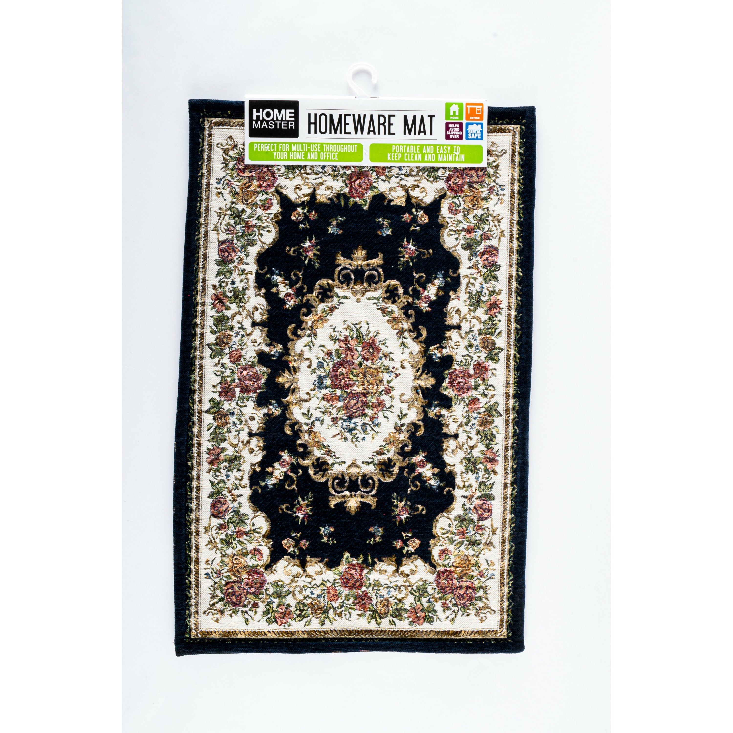 Homeware Mat Taperstry Design - 80x50cm 1 Piece Assorted Default Title