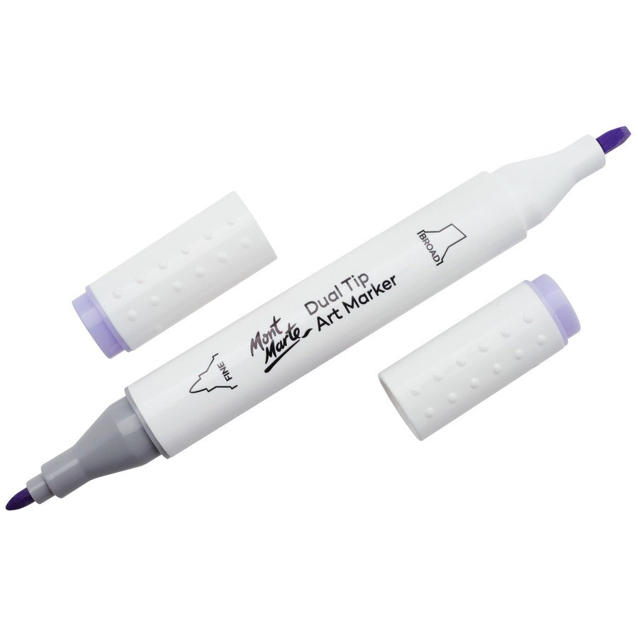 Mont Marte Dual Tip Alcohol Art Marker - Dark Blue Light 75 - Dollars and Sense