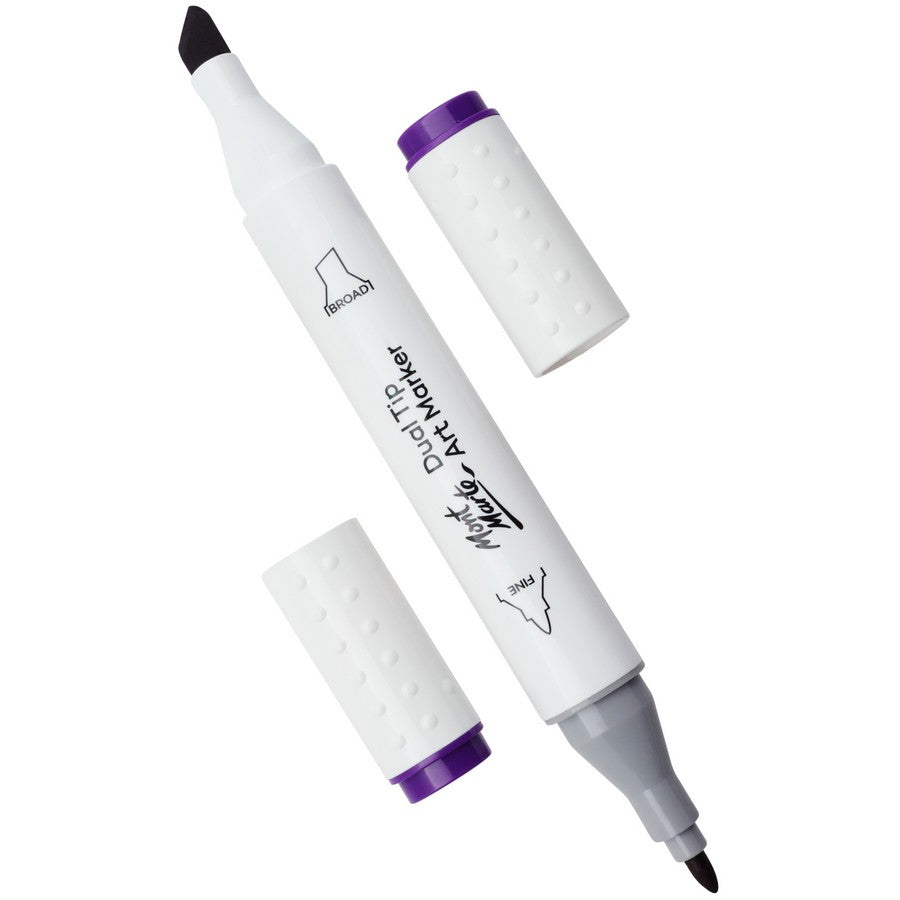 Mont Marte Dual Tip Alcohol Art Marker - Deep Violet 81 - Dollars and Sense