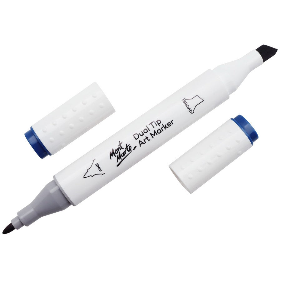 Mont Marte Dual Tip Alcohol Art Marker - Prussian Blue 69 - Dollars and Sense