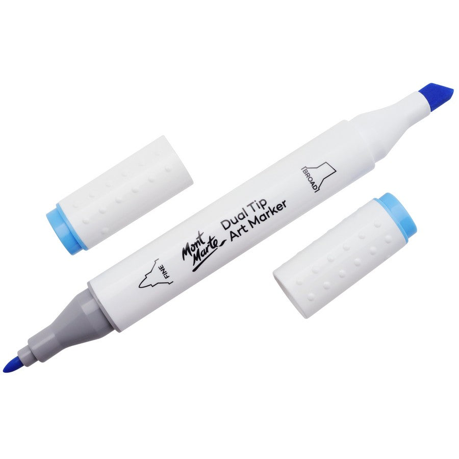 Mont Marte Dual Tip Alcohol Art Marker - Sky Blue 76 - Dollars and Sense