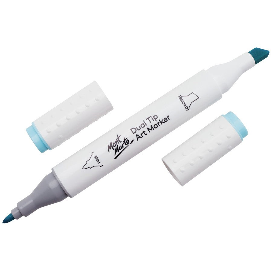 Mont Marte Dual Tip Alcohol Art Marker - Pastel Blue 67 - Dollars and Sense