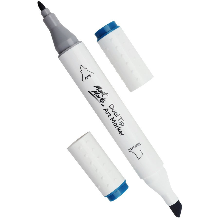 Mont Marte Dual Tip Alcohol Art Marker - Marine Blue 62 - Dollars and Sense