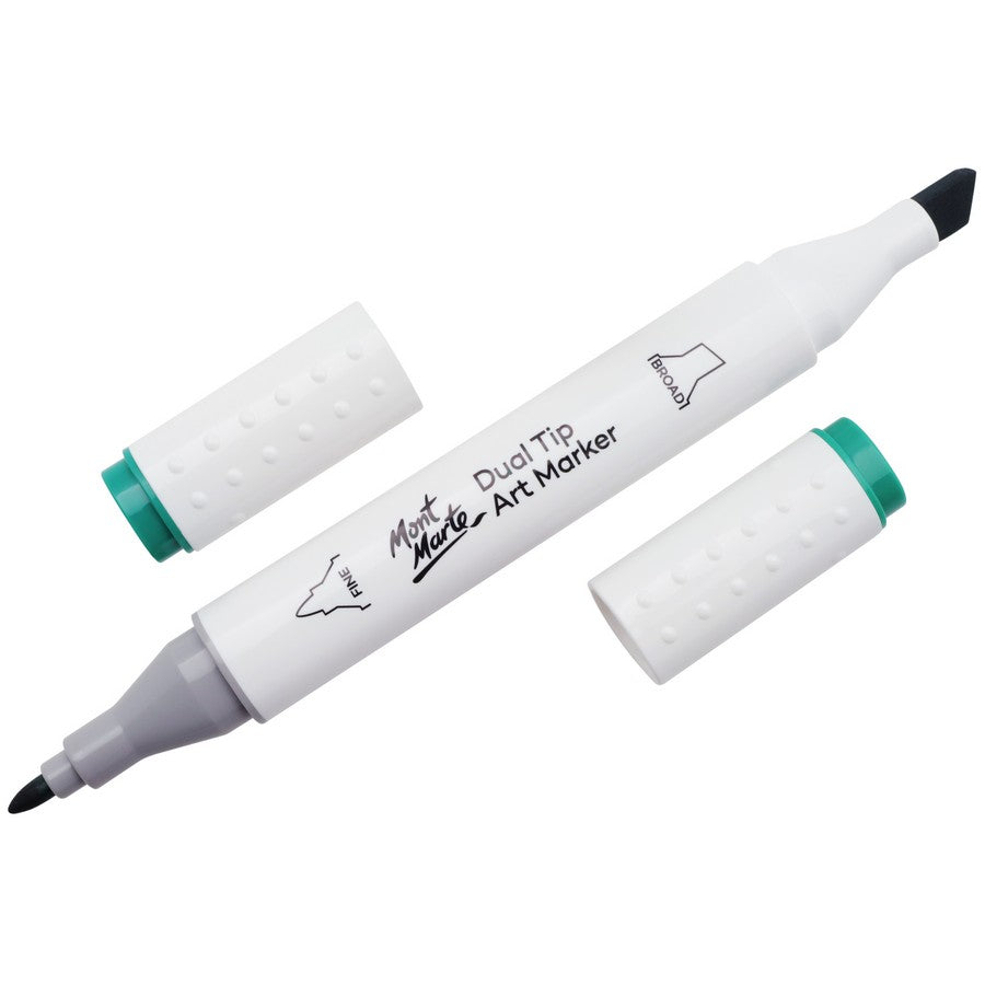 Mont Marte Dual Tip Alcohol Art Marker - Viridian 54 - Dollars and Sense