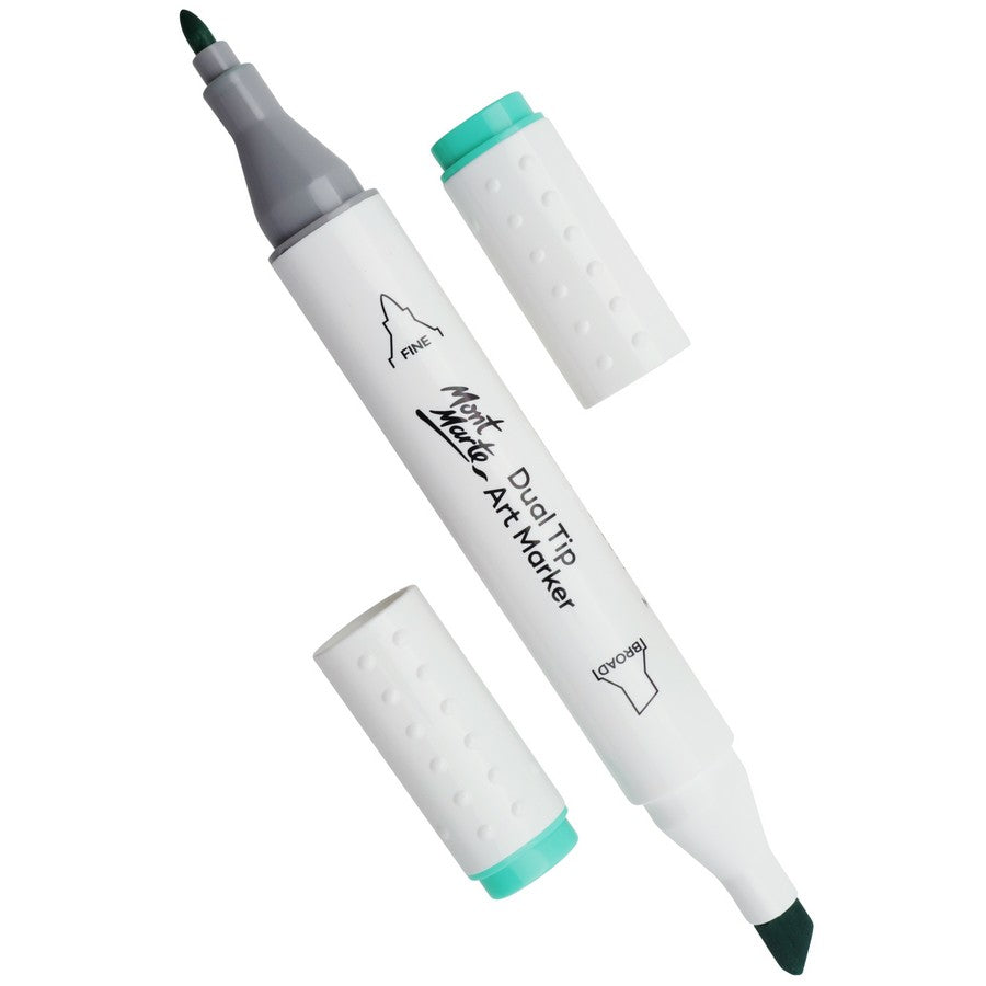 Mont Marte Dual Tip Alcohol Art Marker - Mint Green Light 58 - Dollars and Sense