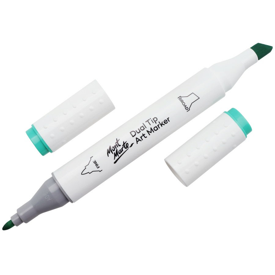 Mont Marte Dual Tip Alcohol Art Marker - Turquoise Blue 68 - Dollars and Sense