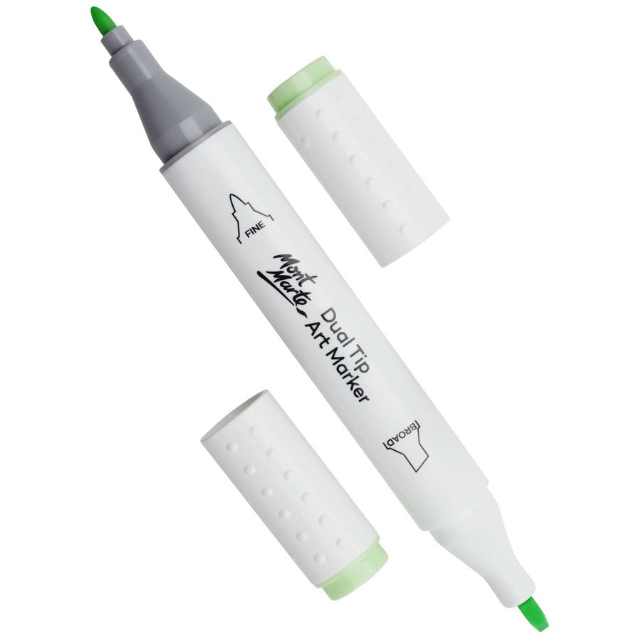 Mont Marte Dual Tip Alcohol Art Marker - Mignonette 166 - Dollars and Sense