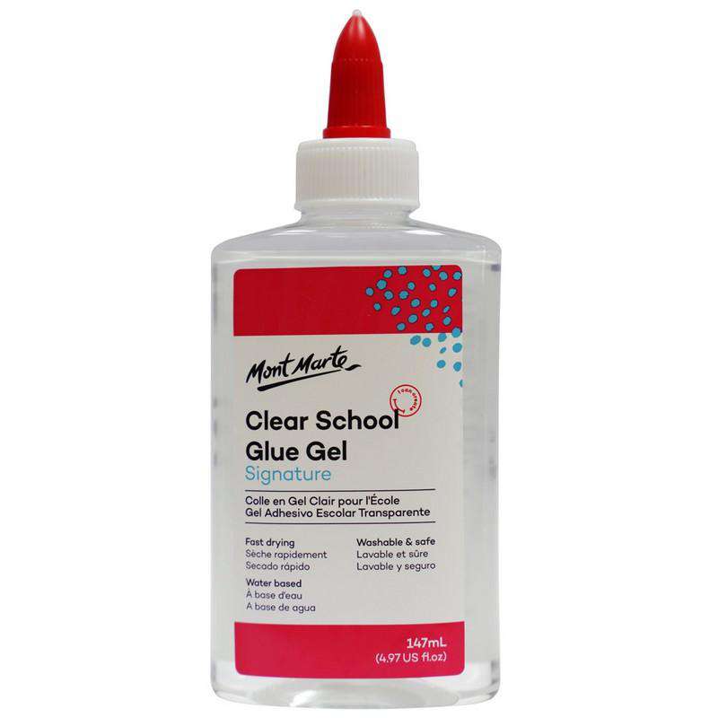 Buy onilne Mont Marte Clear School Glue 147ml washable | Dollars and Sense cheap and low prices in australia