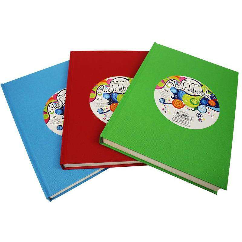 Buy Cheap art & craft online | Sketch Book Hard Cover 110gsm A4 220 Page| Dollars and Sense cheap and low prices in australia