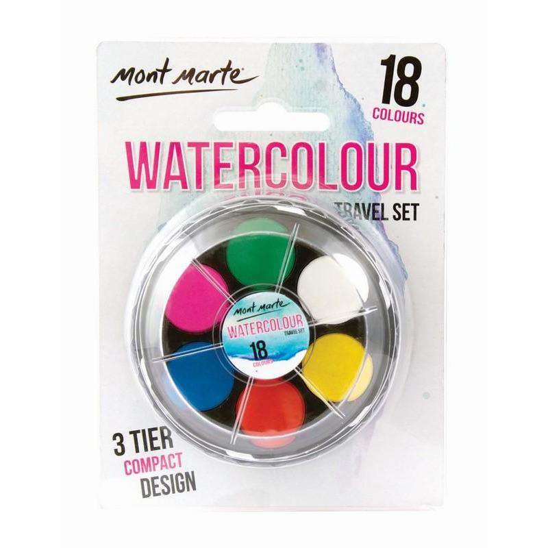 Buy Cheap art & craft online | Watercolour Travel Set - 18pce|  Dollars and Sense cheap and low prices in australia