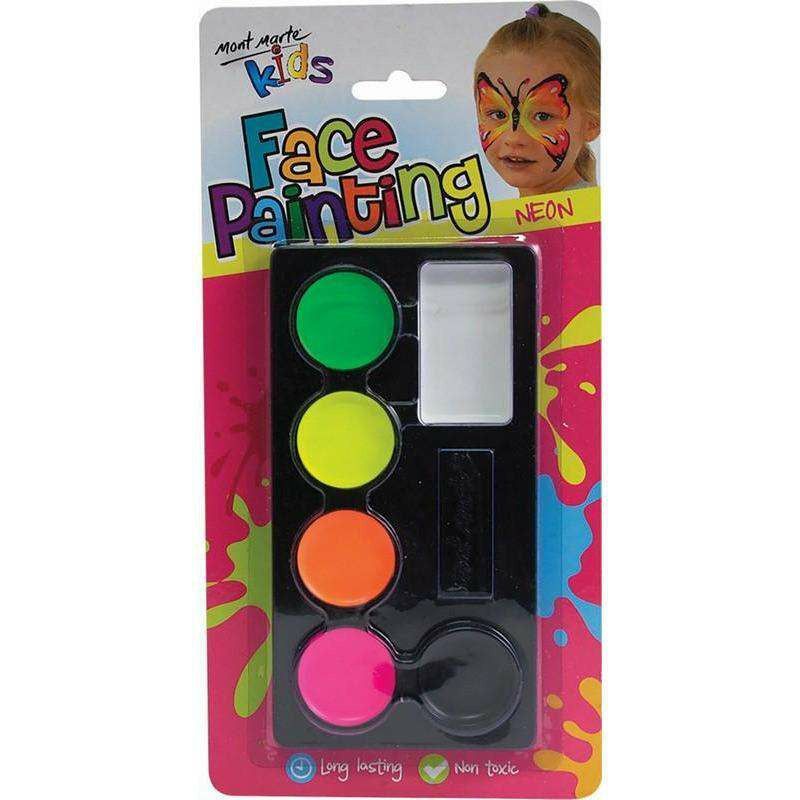 Buy Cheap art & craft online | Kids Face Painting Set - Neon|  Dollars and Sense cheap and low prices in australia