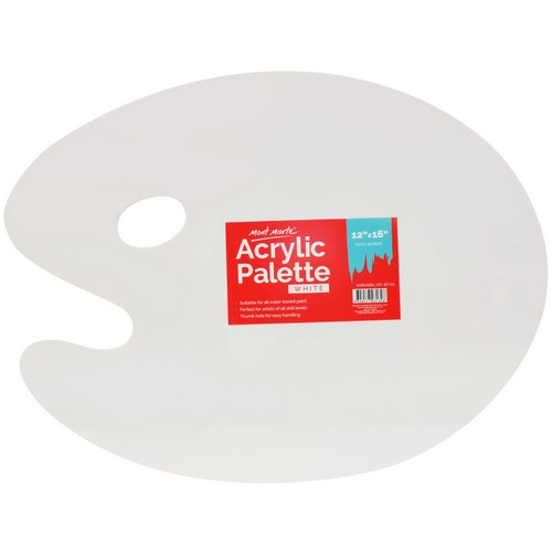 Mont Marte Acrylic Palette White - 30.4x40.6cm 1 Piece Default Title
