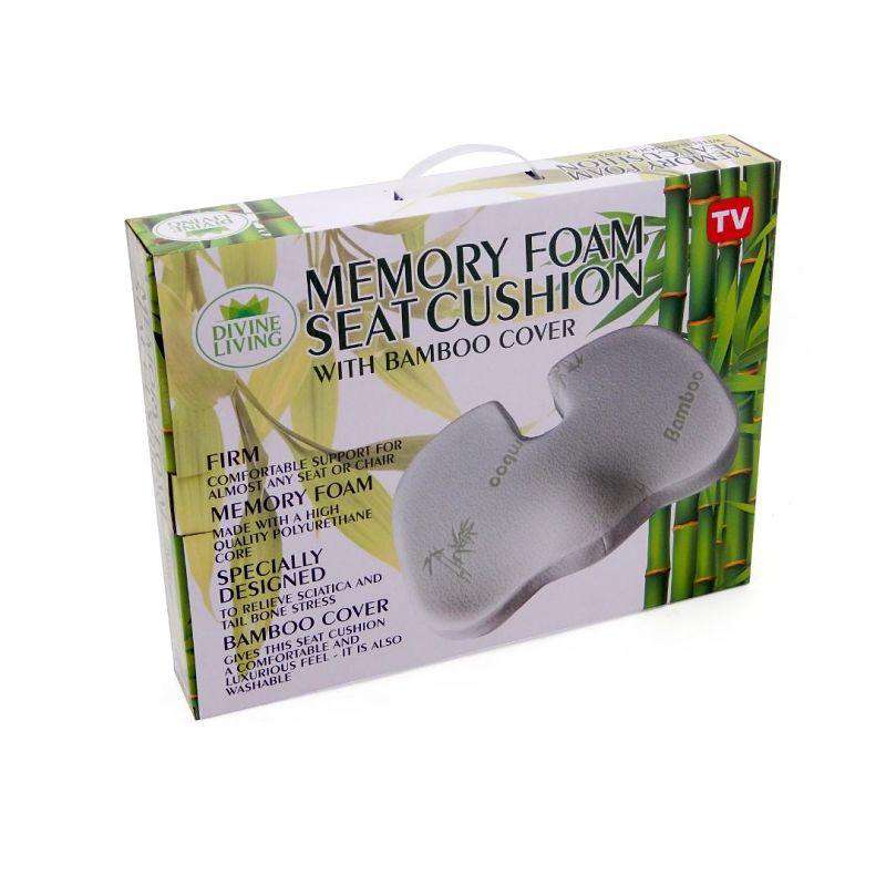Bamboo Memory Foam Car and Chair Cushion - Dollars and Sense