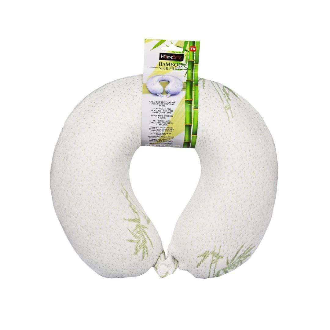 Bamboo Travel Neck Pillow - Dollars and Sense