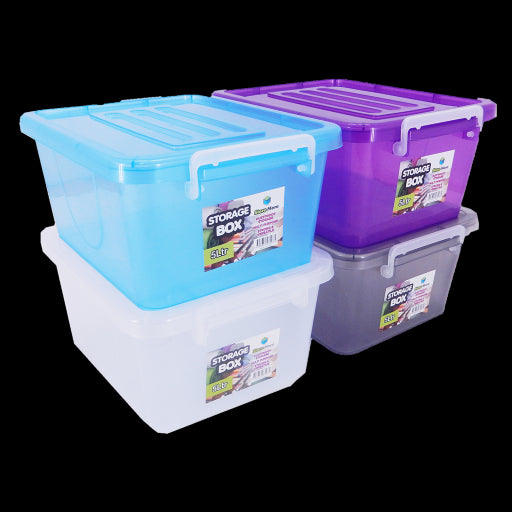 Plastic Storage Container - 5L Assorted - Dollars and Sense