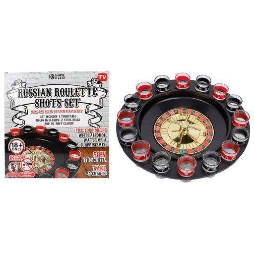 Spin and Shot Drinking Roulette Adult Game Set - Dollars and Sense