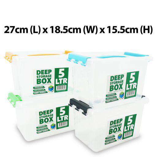 Deep Storer 5L Colour Handles - Dollars and Sense