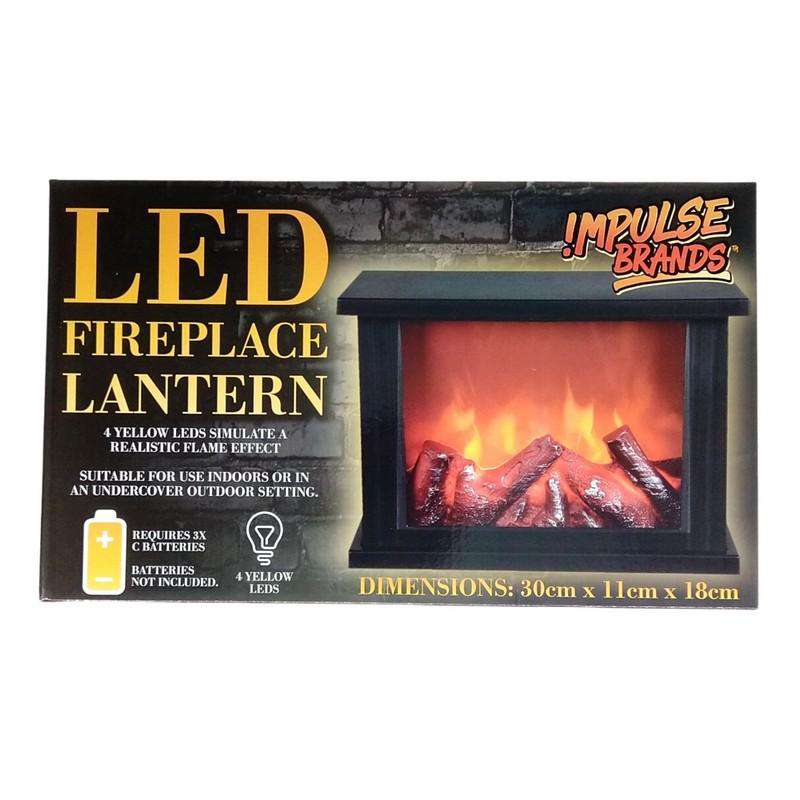 Flameless Fireplace Lantern Battery Operated - Dollars and Sense