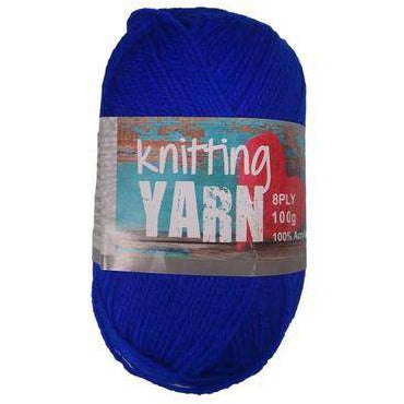 Knitting Yarn 8 Ply Dark Blue 100gm - Dollars and Sense