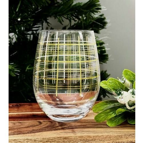 Glass Tumbler Gold Foil Decal - Dollars and Sense