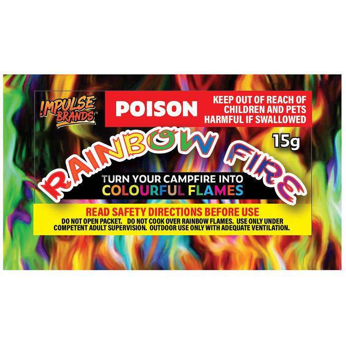 Magic Fire Dust Rainbow Fire - 15g 1 Piece - Dollars and Sense