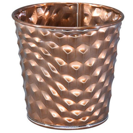 Metal Plant Pot Textured Finish Small - Dollars and Sense