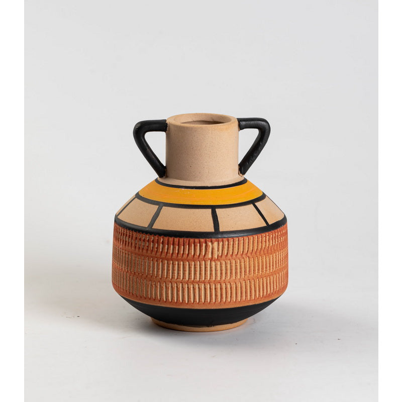 Amphora Earth Tone Vase - Dollars and Sense