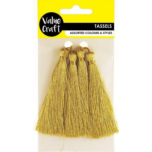 Craft Tassel Metallic Gold - Dollars and Sense