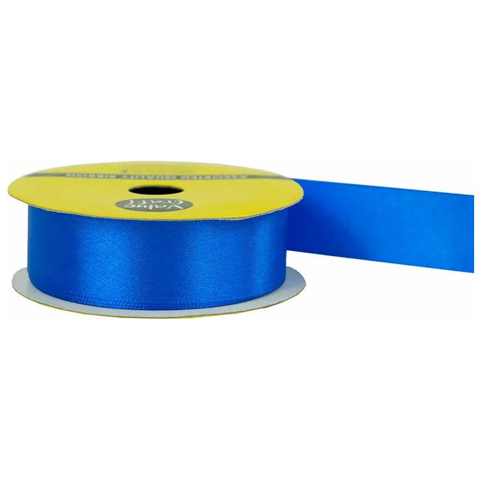 Satin Polyester Ribbon Surf Blue - 22mmx3m - Dollars and Sense