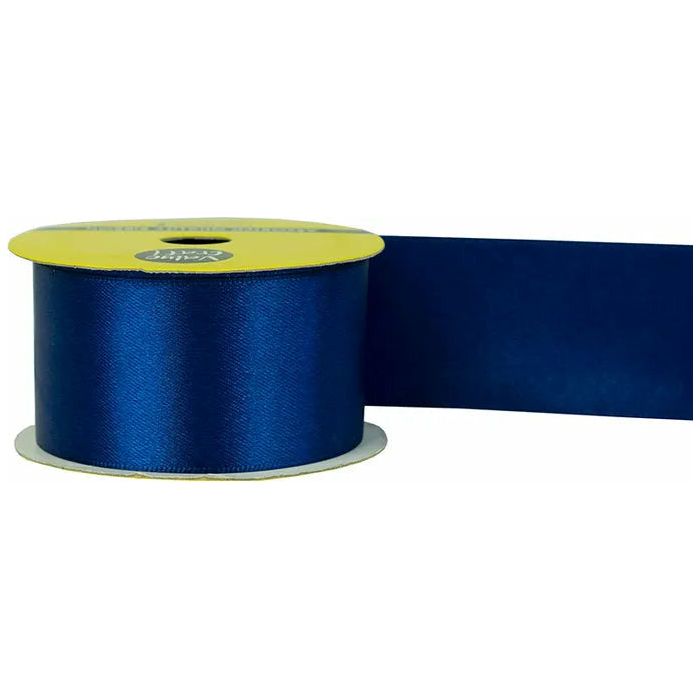 Satin Polyester Ribbon Navy - 38mmx3m - Dollars and Sense