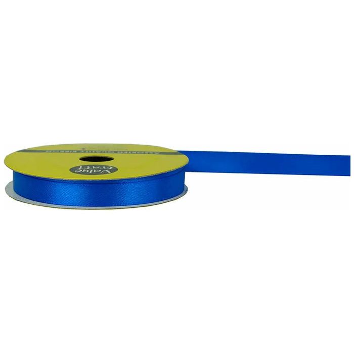 Satin Polyester Ribbon Surf Blue - 10mmx10m - Dollars and Sense