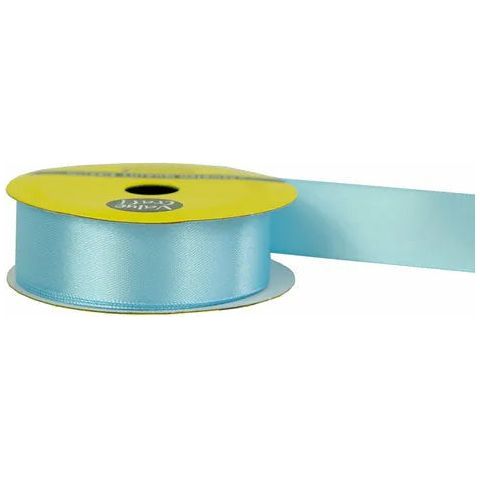 Satin Polyester Ribbon Baby Blue - 22mmx3m - Dollars and Sense