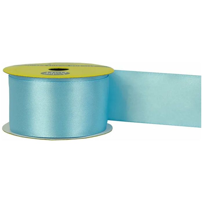 Satin Polyester Ribbon Baby Blue - 38mmx3m - Dollars and Sense