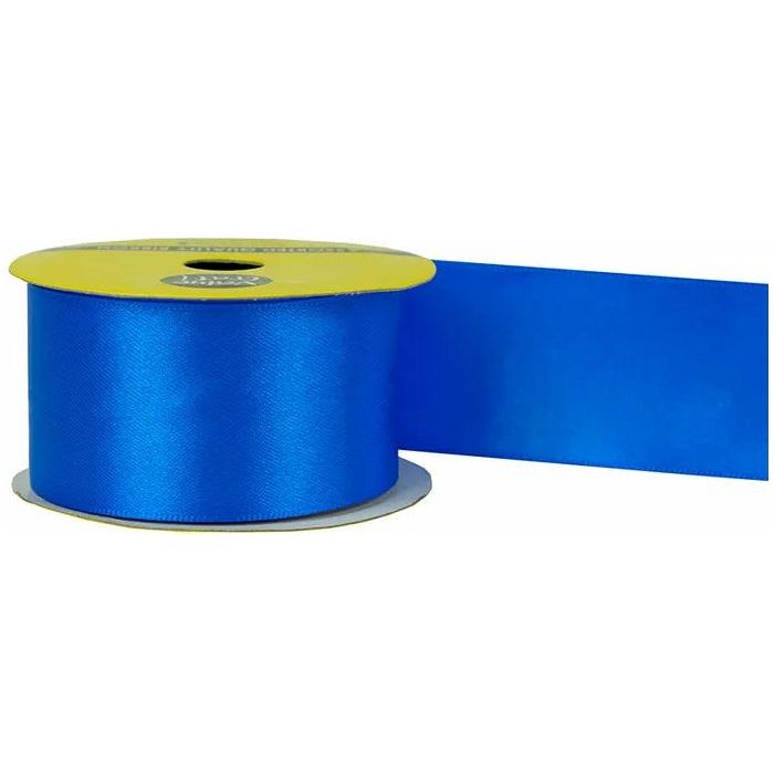 Satin Polyester Ribbon Surf Blue - 38mmx3m - Dollars and Sense