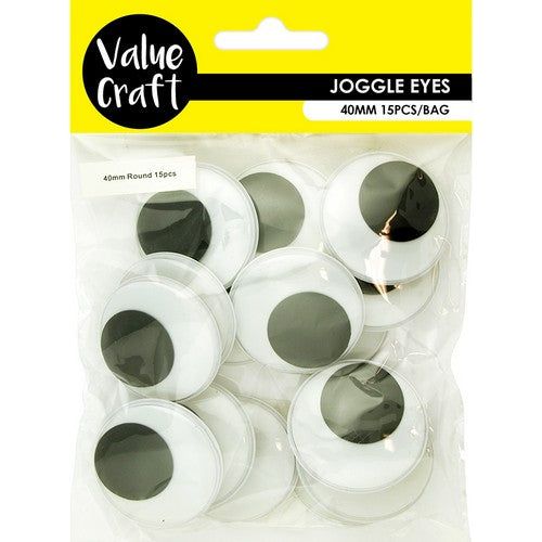 Craft Joggle Eyes Round Large - Dollars and Sense