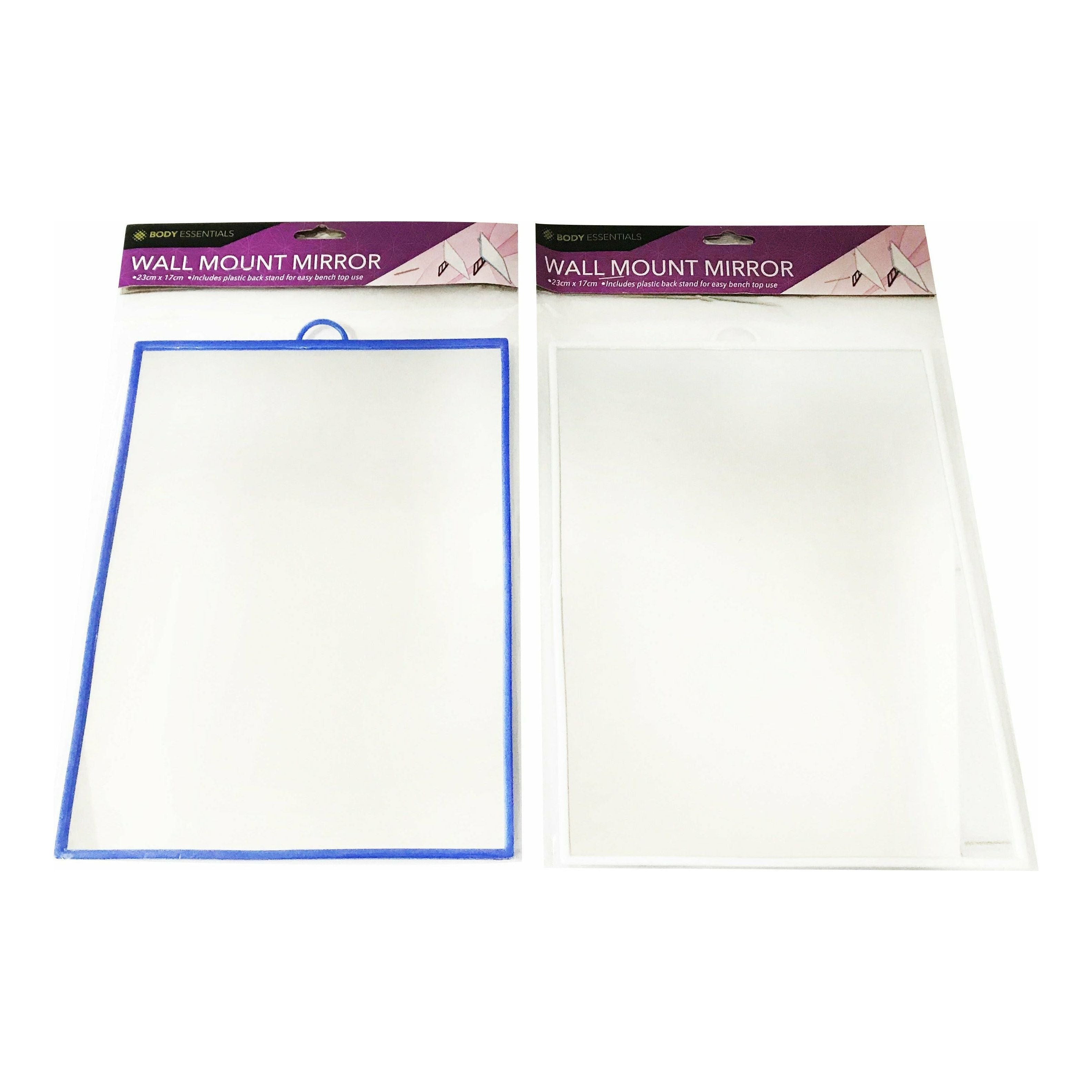 Wall Mount Mirror - 23x17cm 1 Piece Assorted - Dollars and Sense